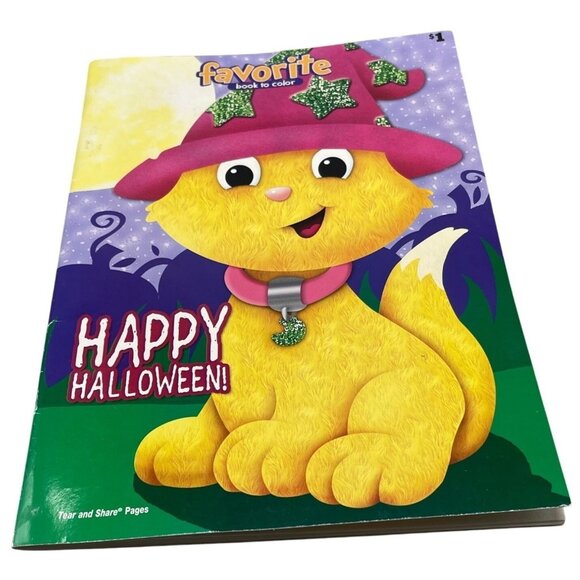 favorite book to color happy Halloween 2012 made in USA paperback READ - Picture 1 of 7
